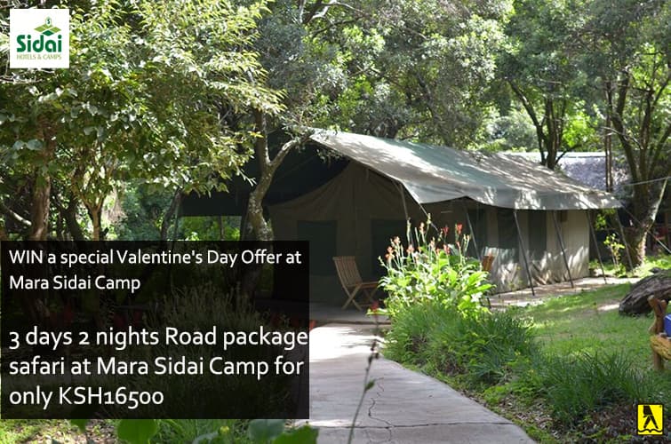 WIN a special Valentine’s Day Offer at Mara Sidai Camp